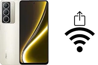 Como gerar um código QR com a senha Wifi em um Realme Narzo 80x