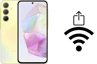 Como gerar um código QR com a senha Wifi em um Samsung Galaxy A35