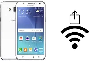 Como gerar um código QR com a senha Wifi em um Samsung Galaxy J5