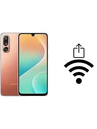 Como gerar um código QR com a senha Wifi em um Samsung Galaxy M36