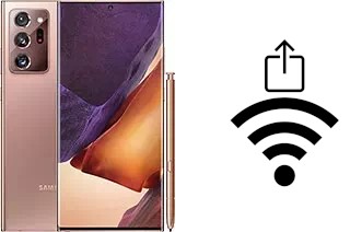 Como gerar um código QR com a senha Wifi em um Samsung Galaxy Note20 Ultra 5G