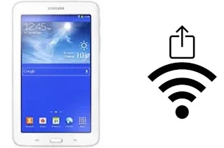 Como gerar um código QR com a senha Wifi em um Samsung Galaxy Tab 3 Lite 7.0