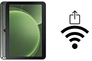 Como gerar um código QR com a senha Wifi em um Samsung Galaxy Tab Active5 Pro