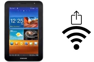 Como gerar um código QR com a senha Wifi em um Samsung P6210 Galaxy Tab 7.0 Plus