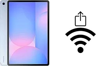Como gerar um código QR com a senha Wifi em um Samsung Galaxy Tab S10 FE+