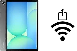 Como gerar um código QR com a senha Wifi em um Samsung Galaxy Tab S10 FE