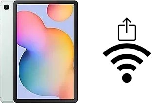 Como gerar um código QR com a senha Wifi em um Samsung Galaxy Tab S6 Lite (2024)