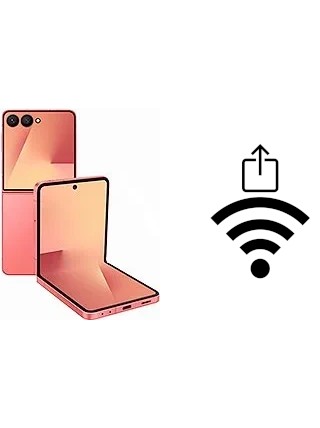 Como gerar um código QR com a senha Wifi em um Samsung Galaxy Z Flip7