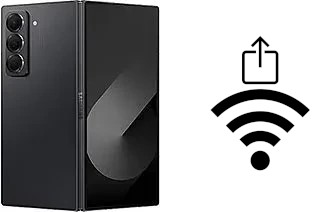 Como gerar um código QR com a senha Wifi em um Samsung Galaxy Z Fold Special