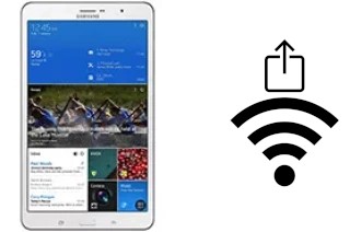 Como gerar um código QR com a senha Wifi em um Samsung Galaxy Tab Pro 8.4 3G/LTE