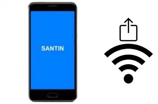 Como gerar um código QR com a senha Wifi em um Santin Marconi