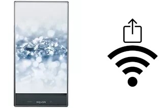 Como gerar um código QR com a senha Wifi em um Sharp Aquos Crystal 2