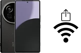 Como gerar um código QR com a senha Wifi em um Sharp Aquos R9 pro