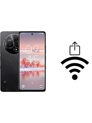 Como gerar um código QR com a senha Wifi em um TCL 60 NxtPaper 4G