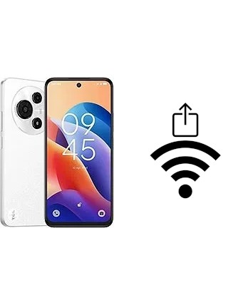 Como gerar um código QR com a senha Wifi em um TCL 60 SE