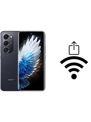 Como gerar um código QR com a senha Wifi em um Tecno Spark 40 Pro+