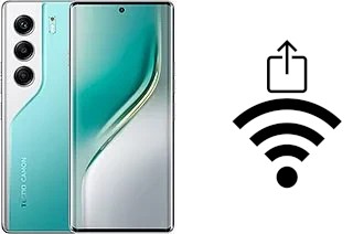 Como gerar um código QR com a senha Wifi em um Tecno Camon 40 Pro