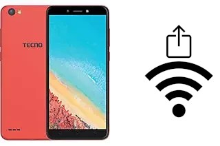 Como gerar um código QR com a senha Wifi em um Tecno Pop 1 Pro