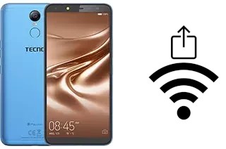 Como gerar um código QR com a senha Wifi em um Tecno Pouvoir 2 Pro