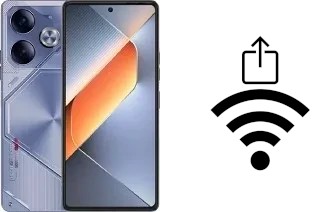 Como gerar um código QR com a senha Wifi em um Tecno Pova 6