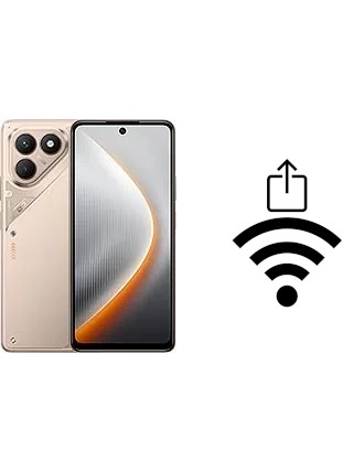 Como gerar um código QR com a senha Wifi em um Tecno Pova 7 4G