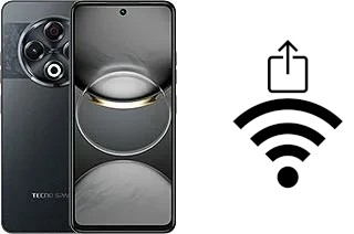 Como gerar um código QR com a senha Wifi em um Tecno Spark 30