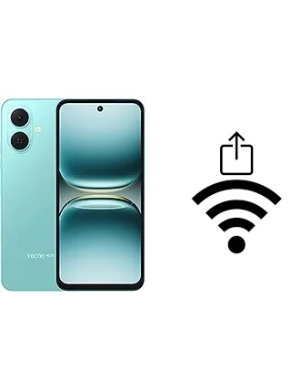 Como gerar um código QR com a senha Wifi em um Tecno Spark Go 2