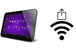 Como gerar um código QR com a senha Wifi em um Toshiba Excite 10 SE