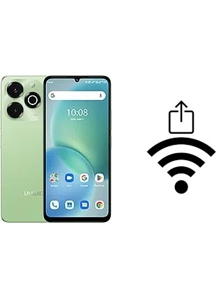 Como gerar um código QR com a senha Wifi em um Umidigi G9x