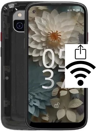 Como gerar um código QR com a senha Wifi em um Unihertz Jelly Max