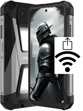 Como gerar um código QR com a senha Wifi em um Unihertz Tank 3S