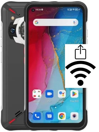 Como gerar um código QR com a senha Wifi em um Unihertz TickTock-S