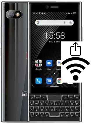 Como gerar um código QR com a senha Wifi em um Unihertz Titan Slim