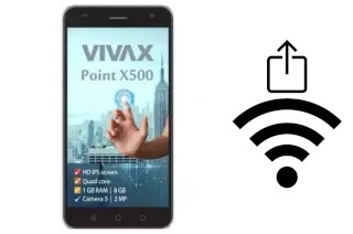 Como gerar um código QR com a senha Wifi em um Vivax Point X500