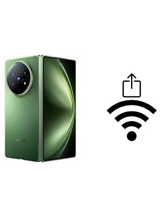 Como gerar um código QR com a senha Wifi em um vivo X Fold5