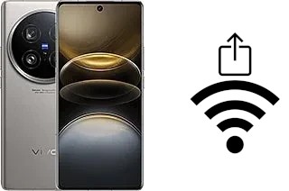 Como gerar um código QR com a senha Wifi em um vivo X100 Ultra