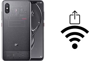 Como gerar um código QR com a senha Wifi em um Xiaomi Mi 8 Explorer