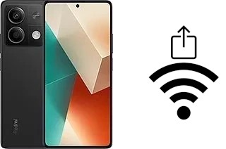 Como gerar um código QR com a senha Wifi em um Xiaomi Redmi Note 13