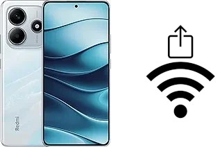 Como gerar um código QR com a senha Wifi em um Xiaomi Redmi Note 14